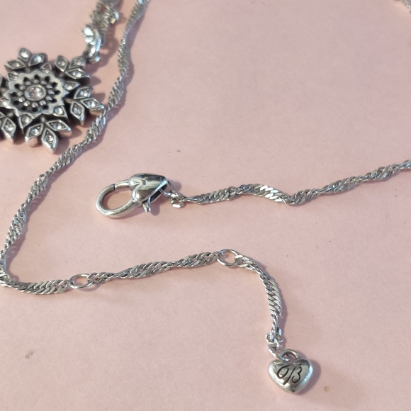Brighton Swarovski Crystal Glint Snowflake Necklace - Picture 5 of 6